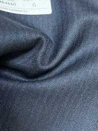 4MR4660 26AW Super100's × CASHIMERE Navy Stripe[Textile] Miyuki Woolen Mills Additional Images
