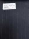 4MR4682 26AW Super100's × CASHIMERE Navy Stripe