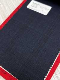 4MR4704 26AW Super100's × Cashmere Navy Check[Textile] Miyuki Woolen Mills Additional Images