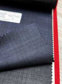 4MR4704 26AW Super100's × Cashmere Navy Check[Textile] Miyuki Woolen Mills Additional Images