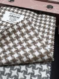 AR6540 ARISTON Super130's Beige Houndstooth[Textile] HOSOI SYOJI Additional Images