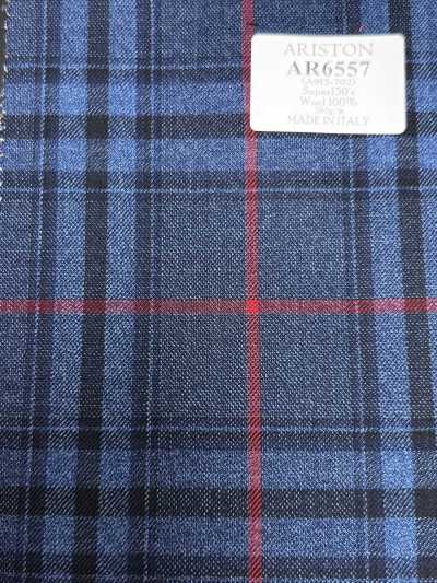 ARISTON Super130's Navy Blue Check