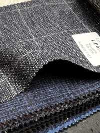 LP6592 Loro Piana Navy Blue Check[Textile] HOSOI SYOJI Additional Images