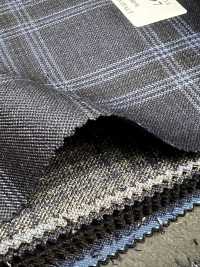 LP6597 Loro Piana Navy Blue Check[Fabric] HOSOI SYOJI Additional Images