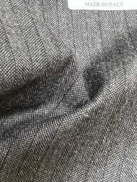 LP6608 Loro Piana Super130's Brown Stripe[Textile] HOSOI SYOJI Additional Images