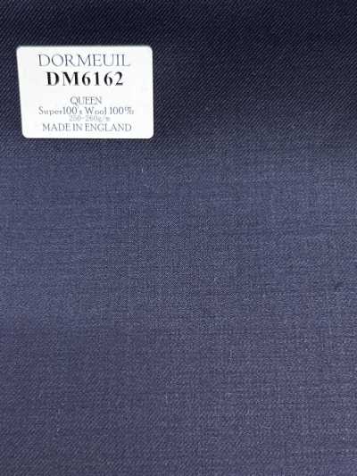 DORMEUIL QUEEN Super100's Navy Blue Solid