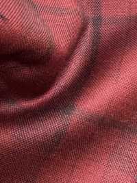 DM5137 DORMEUIL QUEEN Super100's Red Check[Fabric] HOSOI SYOJI Additional Images