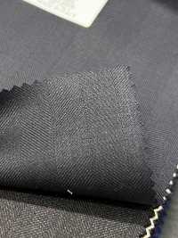 CN6567 CANONICO Super110's Dark Navy Stripe[Fabric] HOSOI SYOJI Additional Images