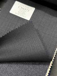 CN6573 CANONICO Super110's Dark Navy Check[Fabric] HOSOI SYOJI Additional Images
