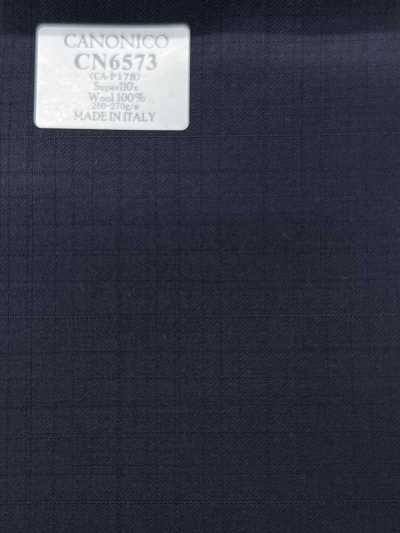 CANONICO Super110's Dark Navy Check