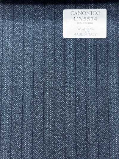 CANONICO Super110's Turquoise Stripe