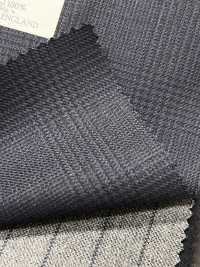AF6539 Alfred Brown Navy Blue Check[Textile] HOSOI SYOJI Additional Images
