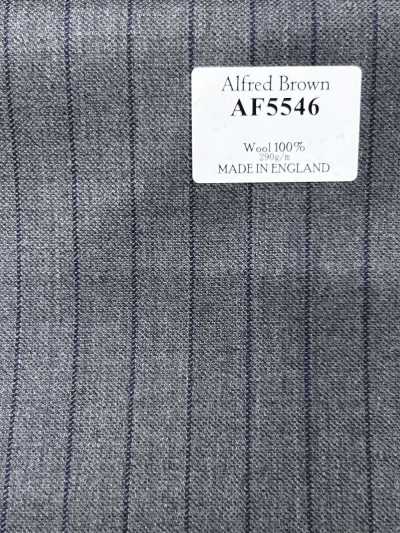 Alfred Brown Gray × Navy Blue Stripe