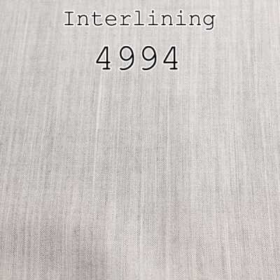 4994 Warp And Weft Pure Wool Hair Canvas For Men's Jackets