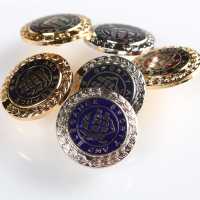 557 Metal Buttons For Domestic Suits And Jackets Gold / Navy Blue Kogure Button Mfg. Co., Ltd. Sub Photo