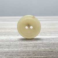 600-2H Two-hole Real Buffalo Horn Button For Domestic Suits And Jackets Yamamoto(EXCY) Sub Photo