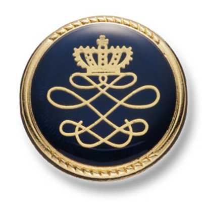 803 Made In Japan Metal Buttons For Suits And Jackets Gold/Navy Blue