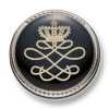 806 Made In Japan Metal Button For Suits And Jackets Silver/Black