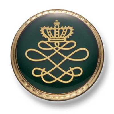 813 Japan-made Metal Button For Suits And Jackets Gold/Green
