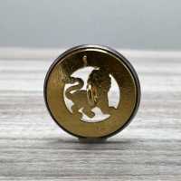 917 Metal Button For Domestic Suits And Jackets Lion Pattern Gold / Silver Yamamoto(EXCY) Sub Photo