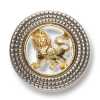 917 Metal Button For Domestic Suits And Jackets Lion Pattern Gold / Silver