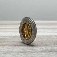 918 Metal Buttons For Domestic Suits And Jackets Hawk Pattern Gold / Silver Yamamoto(EXCY) Sub Photo