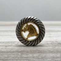 919 Metal Buttons For Domestic Suits And Jackets Horse Pattern Gold / Silver Yamamoto(EXCY) Sub Photo