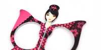 98403 Female &amp; Floral Small Scissors In 6 Colors (BOHIN)[Handicraft Supplies] BOHIN Sub Photo