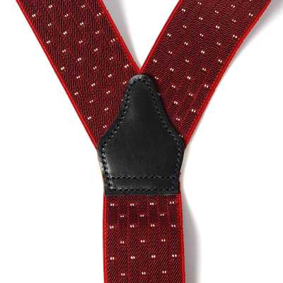 AT-2313-WI Albert Thurston Suspenders Pin Dot Pattern 35MM Wine Red[Formal Accessories] ALBERT THURSTON Sub Photo