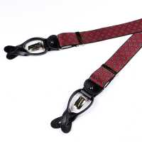 AT-2387-WI Albert Thurston Suspenders Small Pattern 35MM Wine[Formal Accessories] ALBERT THURSTON Additional Images