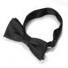BF-106 High-quality Material Using Shawl Label Silk Fabric Bow Tie Black