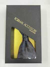 BF-153 Domestic Silk Bow Tie Small Pattern Navy Blue[Formal Accessories] Yamamoto(EXCY) Sub Photo