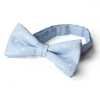 BF-973 Japanese Silk Bow Tie With Polka Dot Saxe Blue