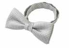 BF-985 Domestic Silk Bow Tie Moss Stitch Pattern Light Gray