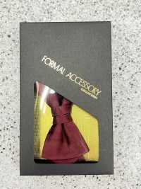BFK-510 High-quality Material Shawl Label Silk Cloth Used Sword Butterfly Wine Red[Formal Accessories] Yamamoto(EXCY) Sub Photo