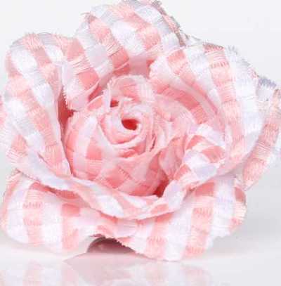 BTA-20 Made In Japan Jacquard Boutonniere Gingham Check Pink
