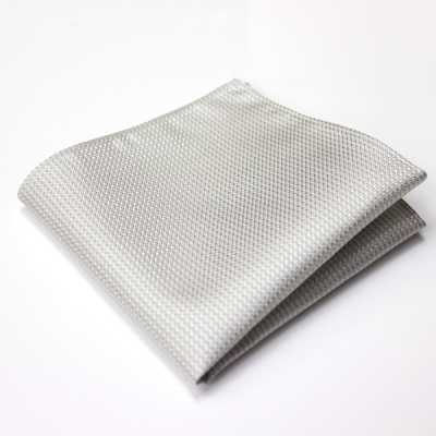 CF-301 Made In Japan Silk Handkerchief Small Pattern Light Gray