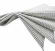 CF-985 Japanese-made Silk Pocket Square, Kanoko Pattern, Light Gray