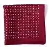 CFD-9WI Dot Print Silk Handkerchief, Burgundy