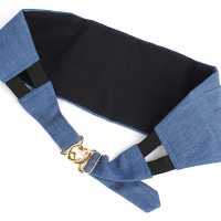 CM-D01 Pima Cotton Denim Cummerbund Blue[Formal Accessories] Yamamoto(EXCY) Sub Photo