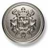 EX180S Japanese-made Silver Metal Button For Suits And Jackets