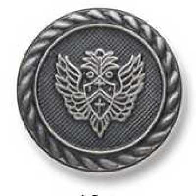 EX197 Japanese-made Silver Metal Button For Suits And Jackets
