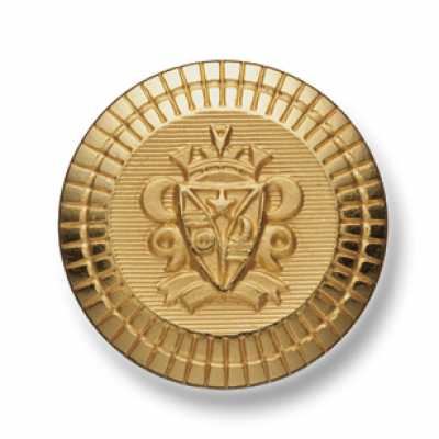 EX199G Japan-made Metal Button For Suits And Jackets, Gold