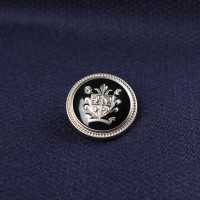 EX203 Metal Buttons For Domestic Suits And Jackets Silver / Black Yamamoto(EXCY) Sub Photo