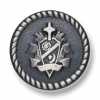 EX214 Made In Japan Metal Buttons For Suits And Jackets, Silver