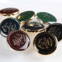EX253 Metal Buttons For Domestic Suits And Jackets Gold / Black Yamamoto(EXCY) Sub Photo