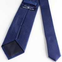 HVN-09 VANNERS Textile Handmade Necktie Houndstooth Pattern Navy Blue[Formal Accessories] Yamamoto(EXCY) Sub Photo