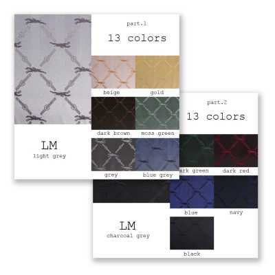 LM Japanese-made Checkered Horse Pattern Jacquard Lining