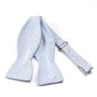 MT-973 Japanese Silk Hand-knot Bow Tie Polka Dot Pattern Saxe Blue[Formal Accessories] Yamamoto(EXCY) Sub Photo