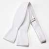 MT-W White Cotton Pique Hand-tied Bow Tie